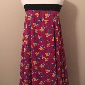 Floral Lularoe Lucy Skirt XS